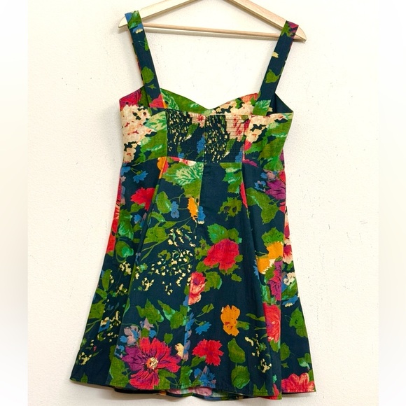 Sézane Salie Floral Print Fit & Flare Sundress in Navy Multicolor Size Us 8 - Picture 12 of 16